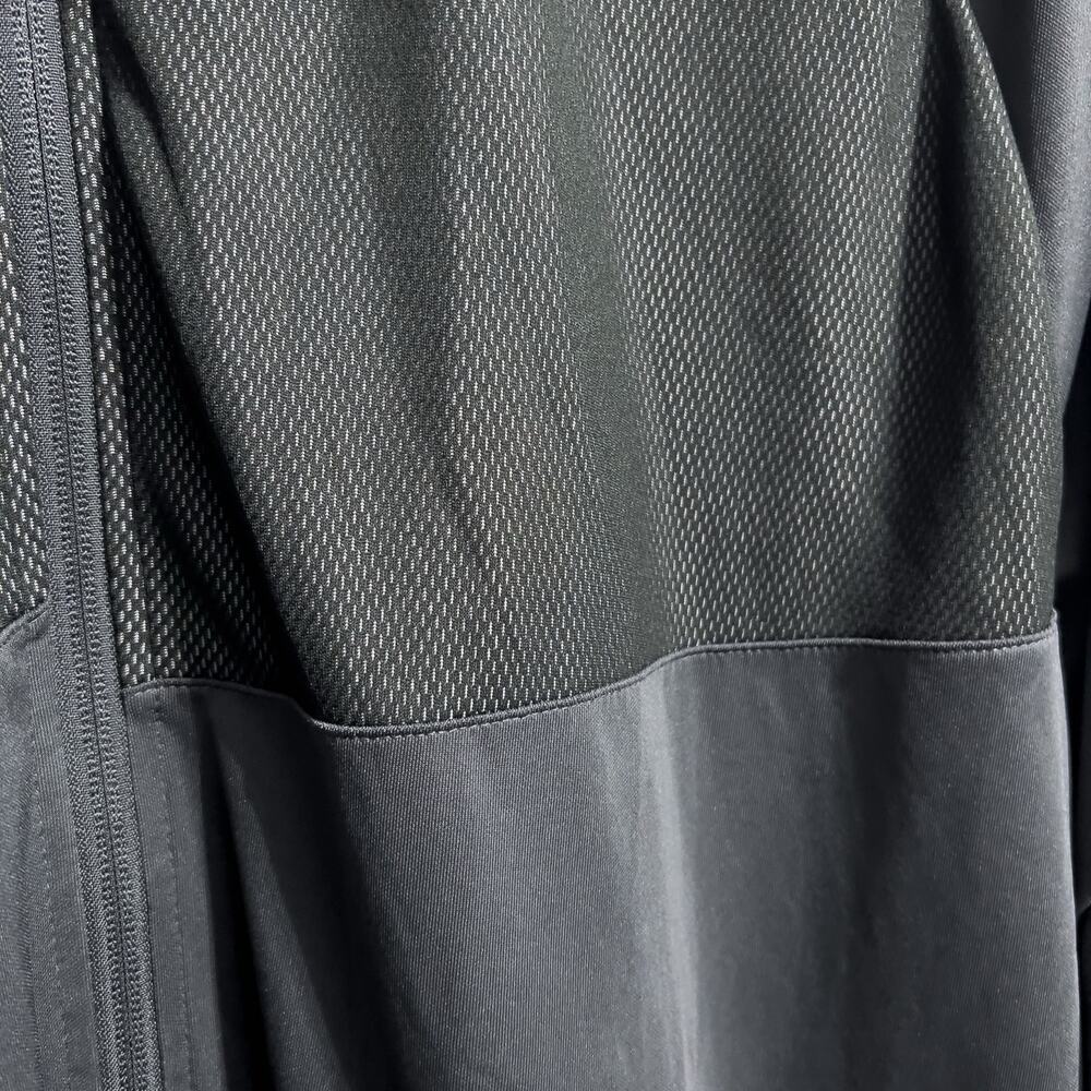 Nike Jacket Mens XL Full Zip Soccer Logo Grey Black Warm Up Track Active - Picture 6 of 7